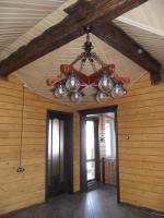 Браширование бруса (искусственное состарение дерева)